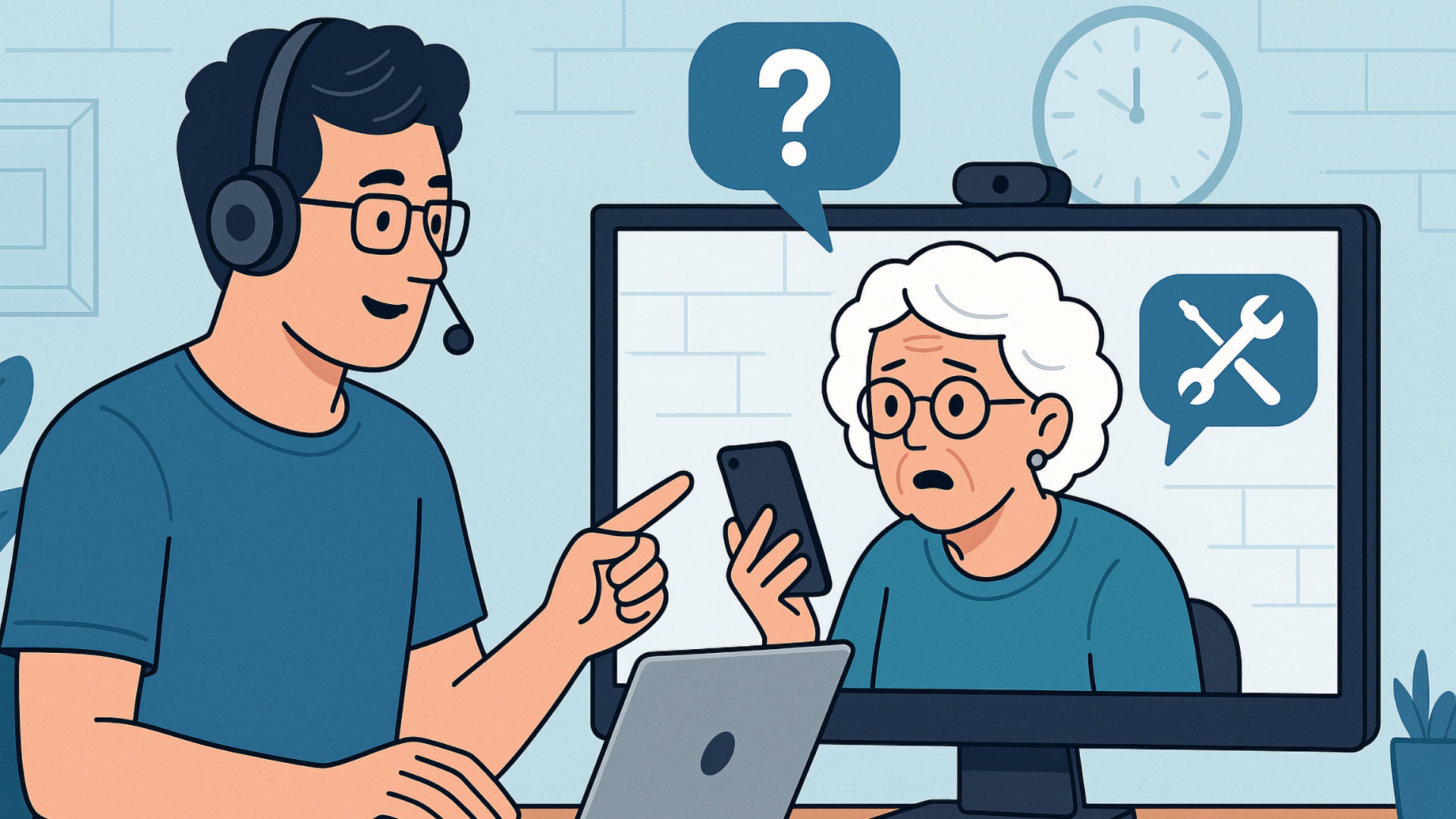 Providing Tech Support to Remote Family Members